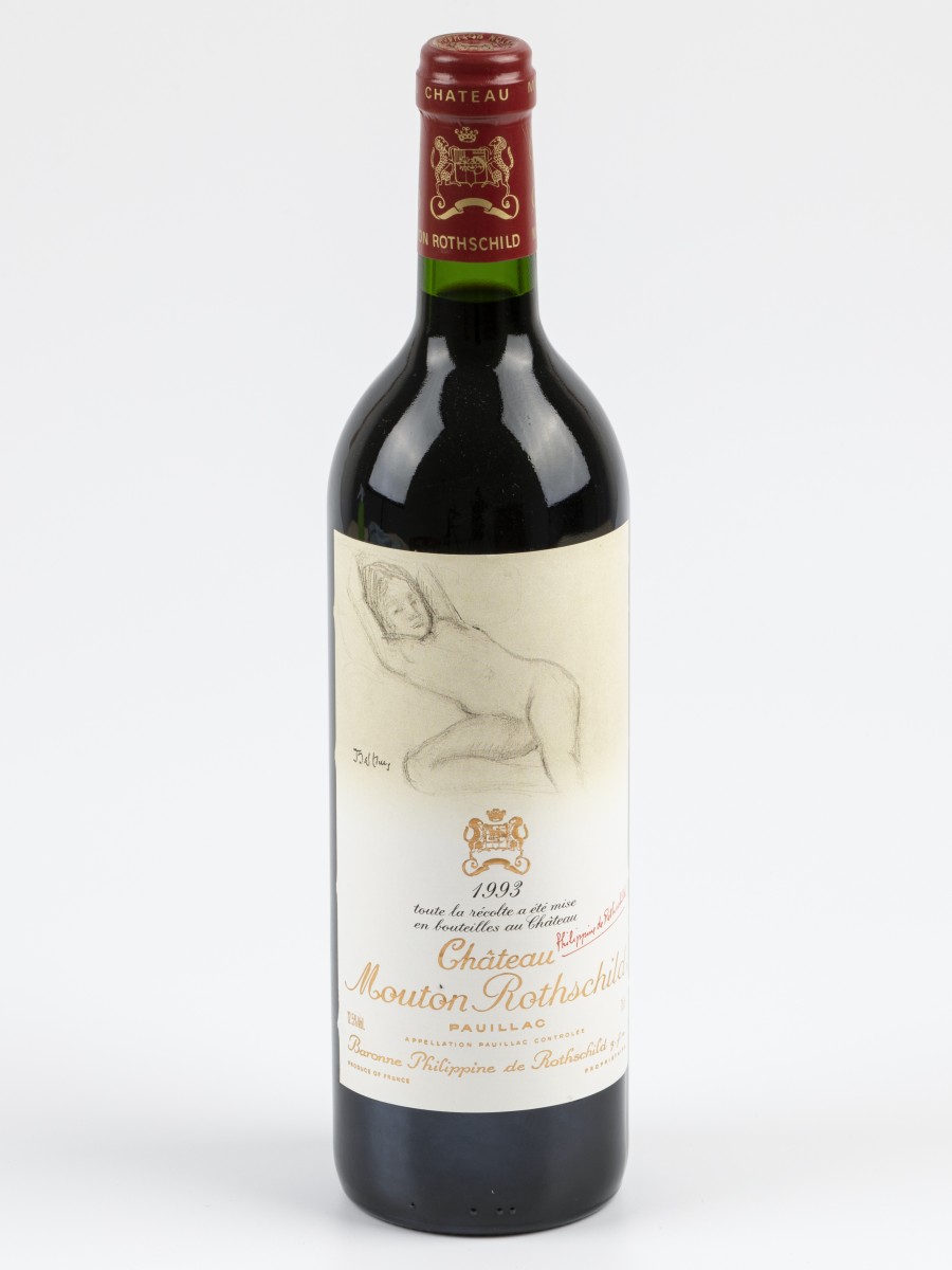 Château Mouton Rothschild - Pauillac - 1er Grand Cru Classé - 1993.