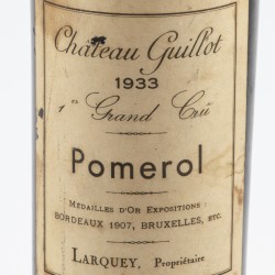 Château Guillot - Grand Cru -  Pomerol - 1933.