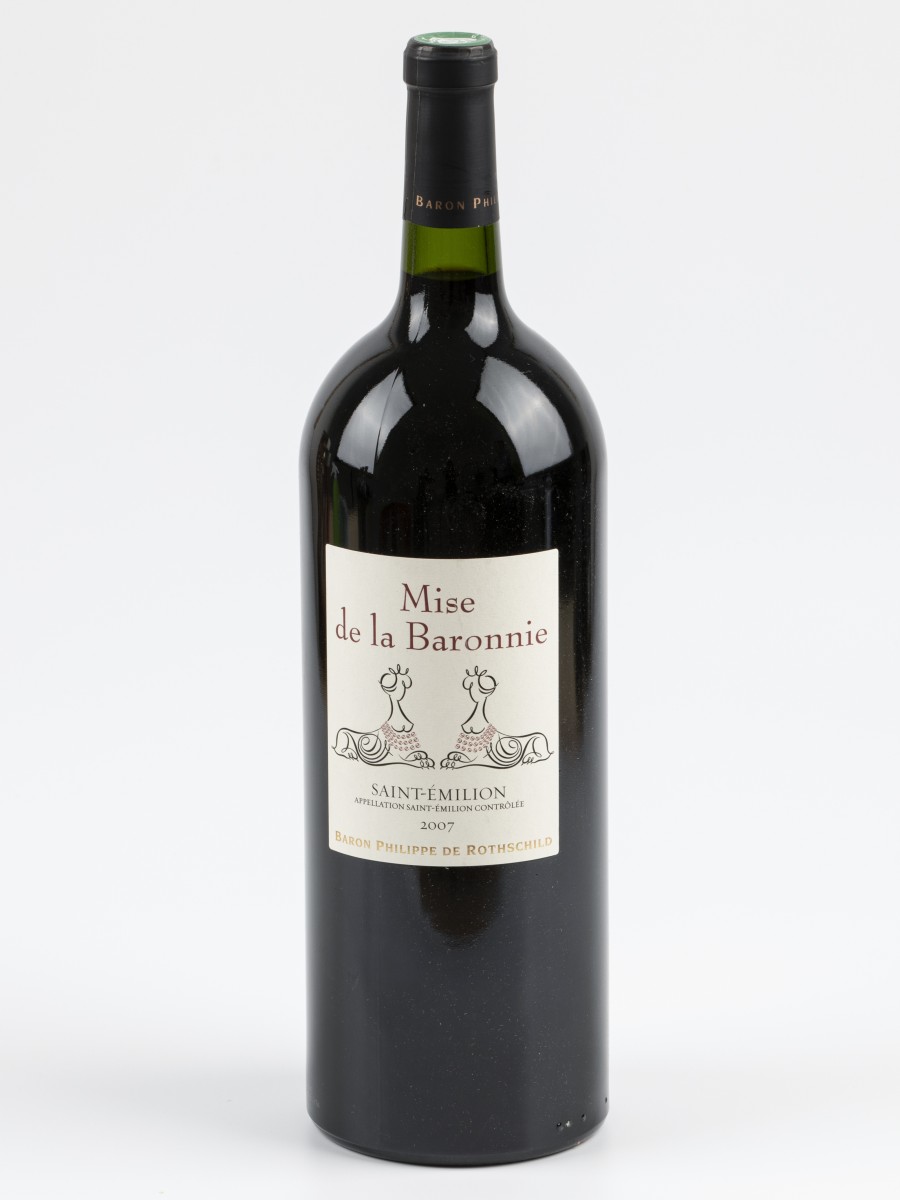 (150 cl) Mise de la Baronnie - Saint-Émilion - Baron Philppe de Rotschild - 2007.