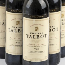 (6) Chateau Talbot - Saint-Julien - Grand cru classé - 1988.