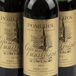 (6) Clos de la Vielle Eglise - Robert Lucon - Pomerol - 1971.