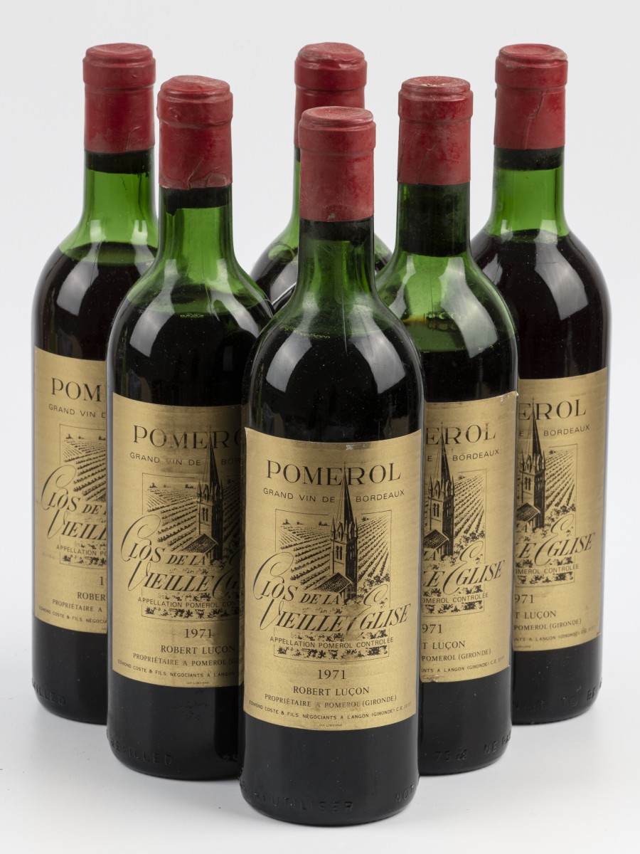 (6) Clos de la Vielle Eglise - Robert Lucon - Pomerol - 1971.