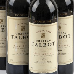 (6) Chateau Talbot - Saint-Julien - Grand cru Classé - 1989.