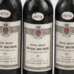 (3) Chateau Mouchet Montagne  - Saint-Emilion - 1973.