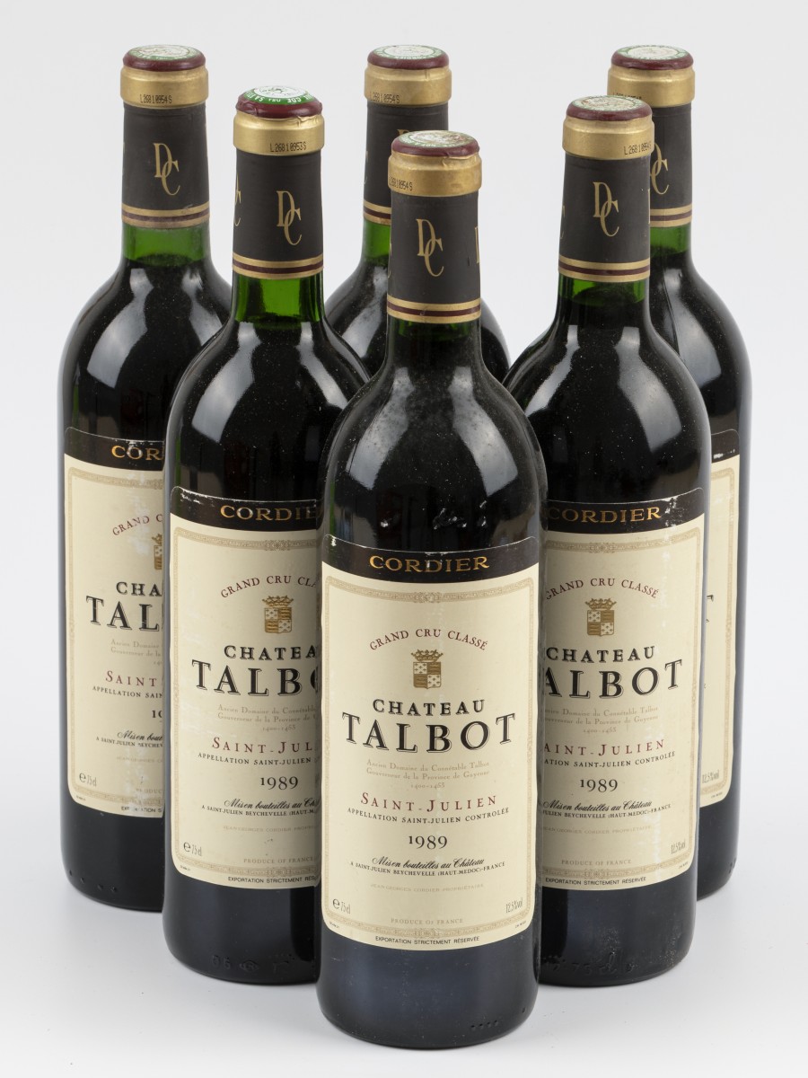 (6) Chateau Talbot - Saint-Julien - Grand cru classé - 1988.