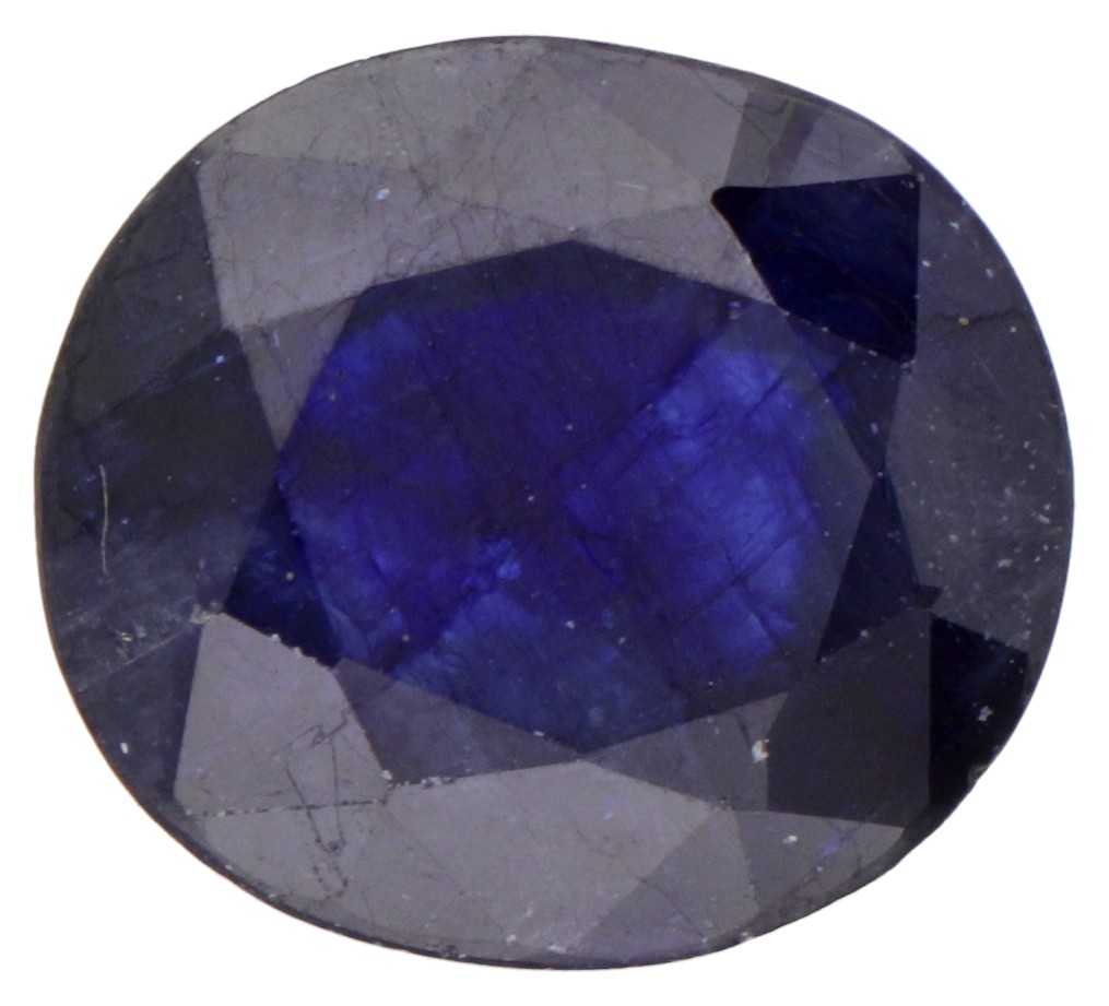 ITLGR-gecertificeerde natuurlijke saffier 7.27 ct.