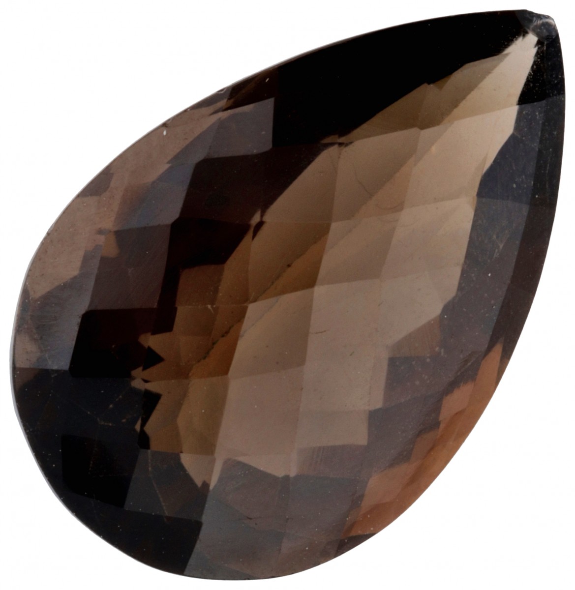 IDT-gecertificeerde natuurlijke rookkwarts 21.62 ct.