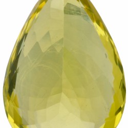 ITLGR-gecertificeerde natuurlijke lemon kwarts 36.99 ct.