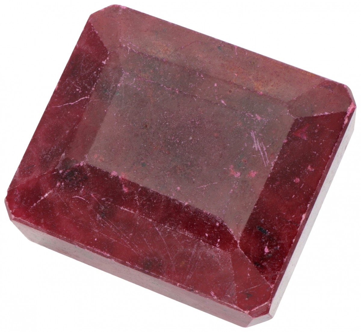 GLI-gecertificeerde natuurlijke robijn 284.000 ct.