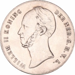 2½ Gulden. Willem II. 1846 Lelie. Prachtig.