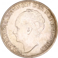 1 Gulden. Wilhelmina. 1944 P. Zeer Fraai / Prachtig.