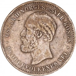 Norway. Oscar II. 2 Kroner. 1900.