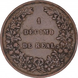 Colombia. 1 Décimo de Real. 1847.