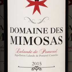(12x) Domaine des Mimosas - Lalande-de-Pomerol - 2015.