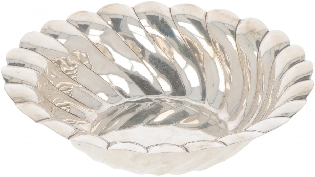 Bonbonschaaltje zilver.