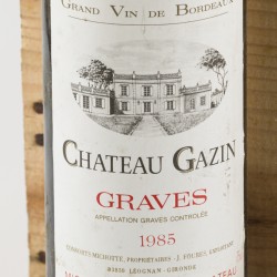 (8x) Chateau Gazin -  Graves - 1985.