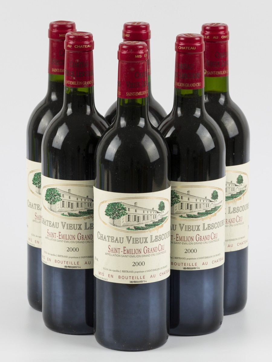 (6) Chateau Vieux Lescours - Saint-Émilion Grand Cru - 2000.