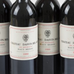 (4) Chateau Dasvin-Bel-Air - Cru Bourgeois - Haut-Medoc - 1990.