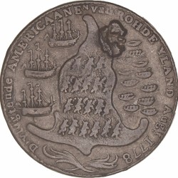 USA. Rhode Island. 1779. Rhode Island ship token.