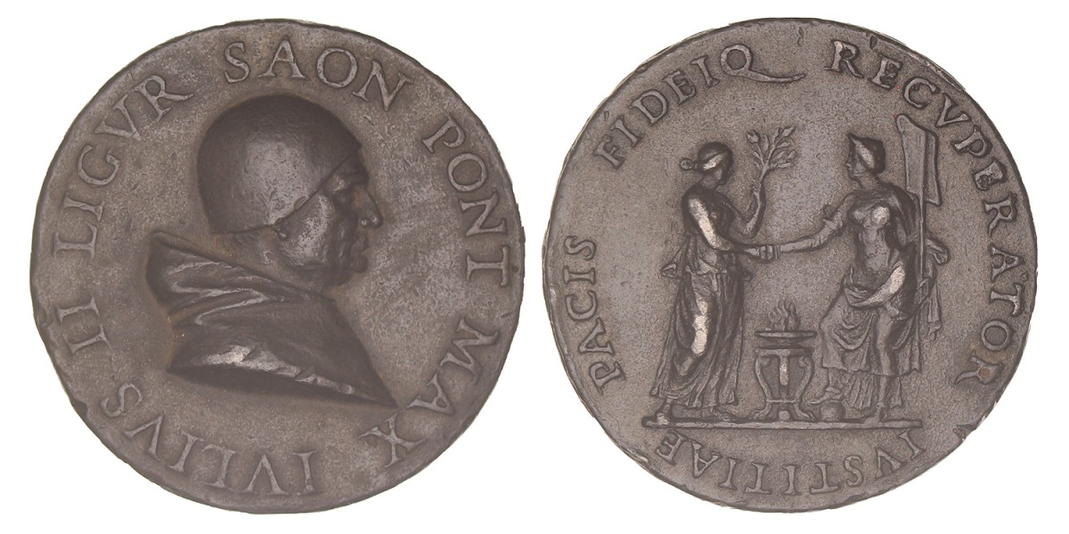 Italian states. Papal states. N.D. (1504 - 1505). Peace between Louis XII and Ferdinand of Aragon, under the auspices of the Pope.