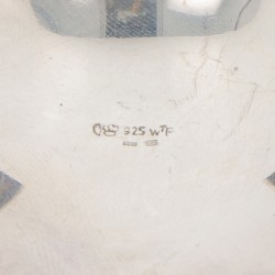 (3) delig roomstel zilver.