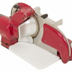 Een gietijzeren "Berkel" type 114 snijmachine.