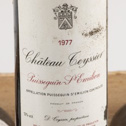 (6) Chateau Teyssier - Puisseguin Saint-Emilion - 1977.
