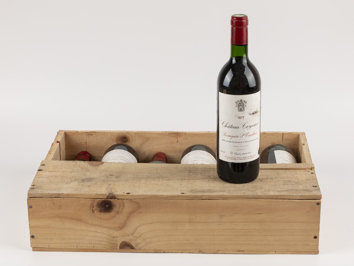 (6) Chateau Teyssier - Puisseguin Saint-Emilion - 1977.