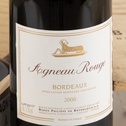 (3) Agneau Rouge - Bordeaux - Baron Philippe de Rotschild D.S.A. - 2000.