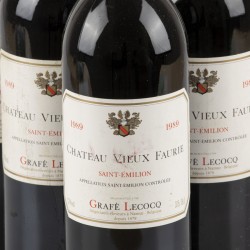 (6) Château Vieux Faurie -  mise Grafé Lecocq - Saint-Émilion - 1989.