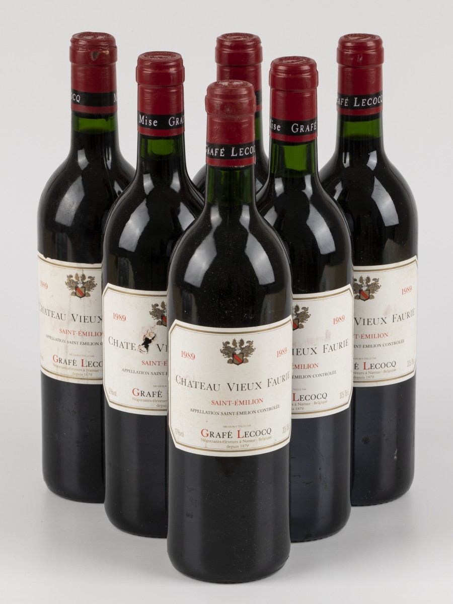 (6) Château Vieux Faurie - mise Grafé Lecocq - Saint-Émilion - 1989.