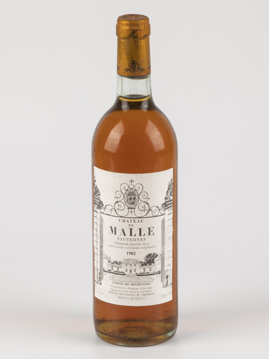 Château de Malle - Sauternes - Grand Cru classé - 1982.