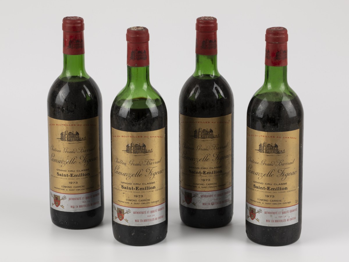 (4) Château Grand Barrail - Lamarzelle Figeac - Saint-Emelion Grand Cru classé - 1973.