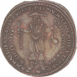 German states. Nürnberg. N.D. (1618 - 1660). Jeton 'Gelt macht Schelck'.