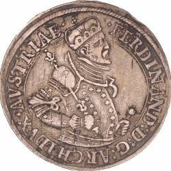 Austrian states. Tyrol. Ferdinand. Thaler. N.D. (1564 - 1595).