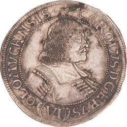 Austrian states. Olmütz. Karl II von Liechtenstein-Castelcorn. 6 Kreuzer. 1675.