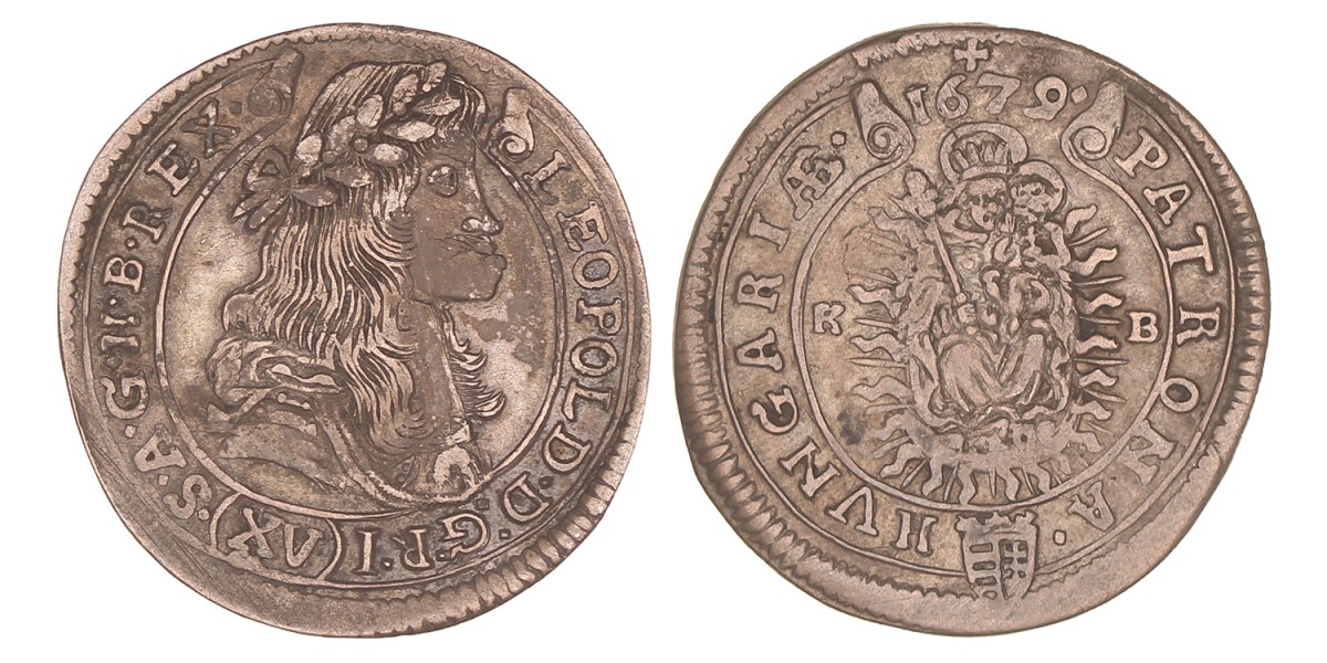 Austria. Empire. Leopold I. 15 Kreuzer. 1679 KB.