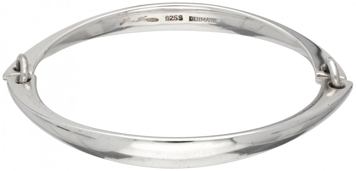 Sterling zilveren bangle armband door Bent Gabrielsen voor Hans Hansen.