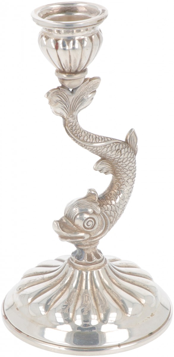 Tafelkandelaar zilver.