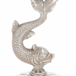 Tafelkandelaar zilver.