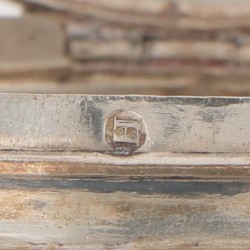 Pepermunt doosje zilver.