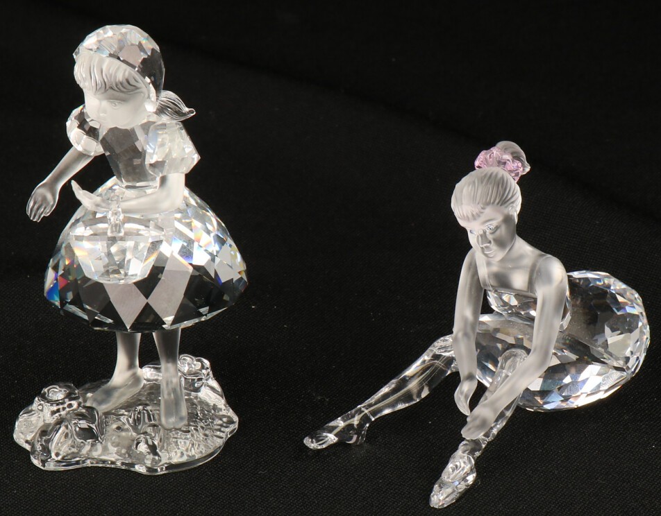 (2) delig lot Swarovski miniaturen