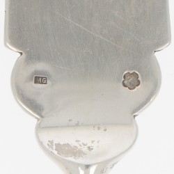 (3) delig lot kaasscheppen & botermes zilver.