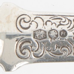 (3) delig lot brievenopeners zilver.