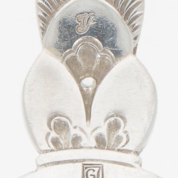 Georg Jensen lepel (model : Cactus) zilver.