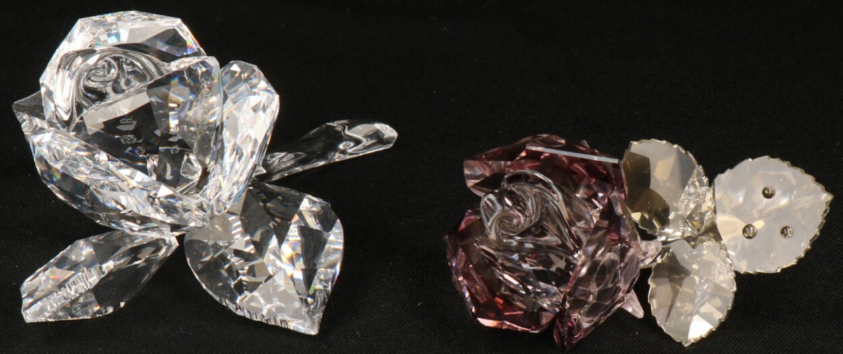 Swarovski bloeiende rozen
