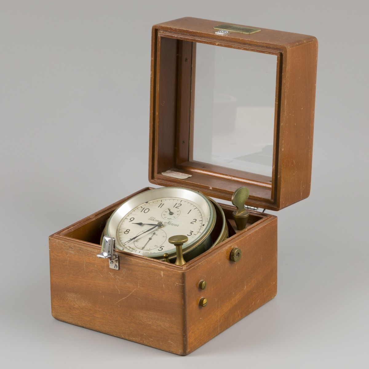 Een marine 2-dagen chronometer, Thomas Mercer Ltd, St. Albans, Engeland, mid. 20e eeuw.