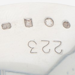 Vide de poche zilver.