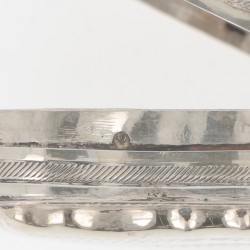 Pepermunt doosje zilver.
