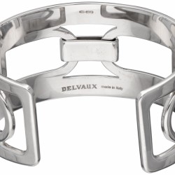 Sterling zilveren Delvaux cuff armband.